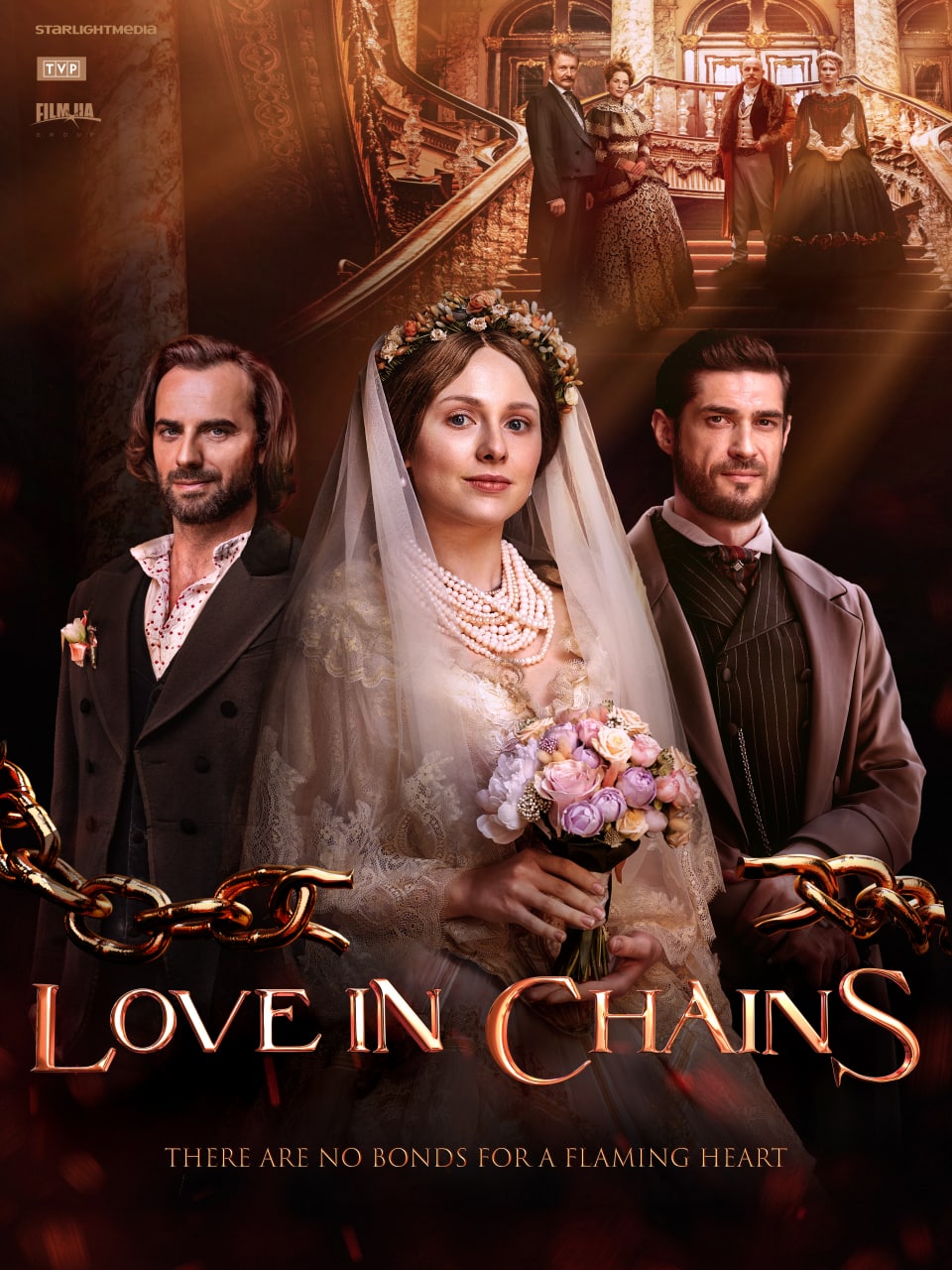 The poster of "Love in chains", screenwriter