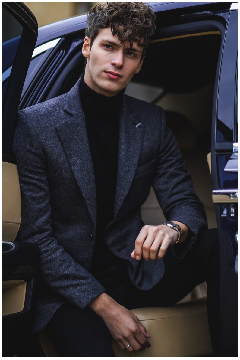 Fashion photography for luxury menswear, Benedict Raven