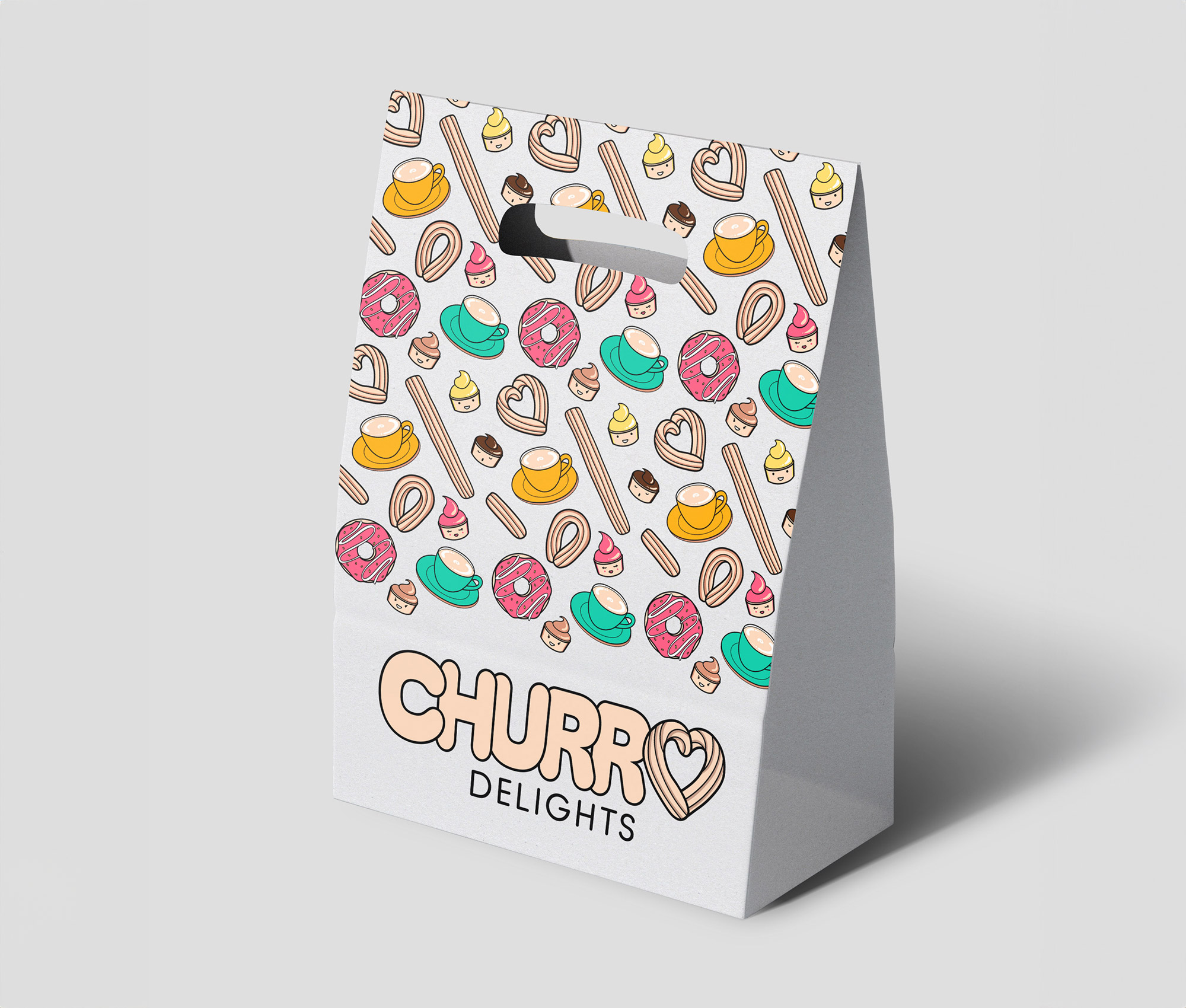 Churro Delights Logo & Packaging