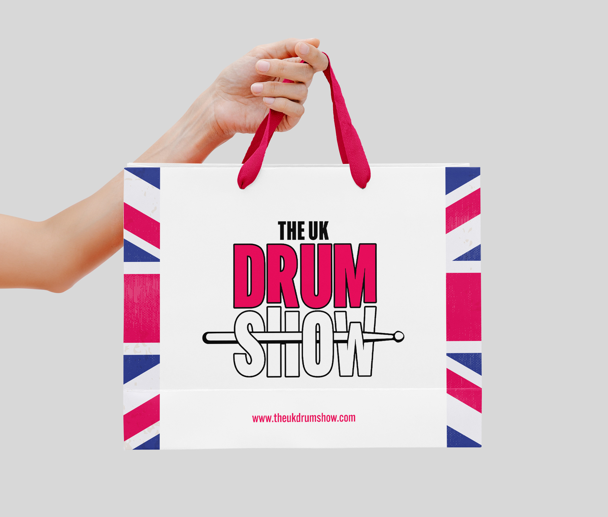 The UK Drum Show Logo & Promo Materials