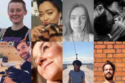 a headshot of all artists in a collage