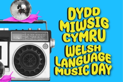 Welsh language music day image