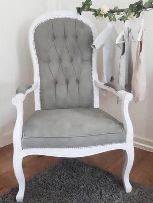 Upcycled vintage chair