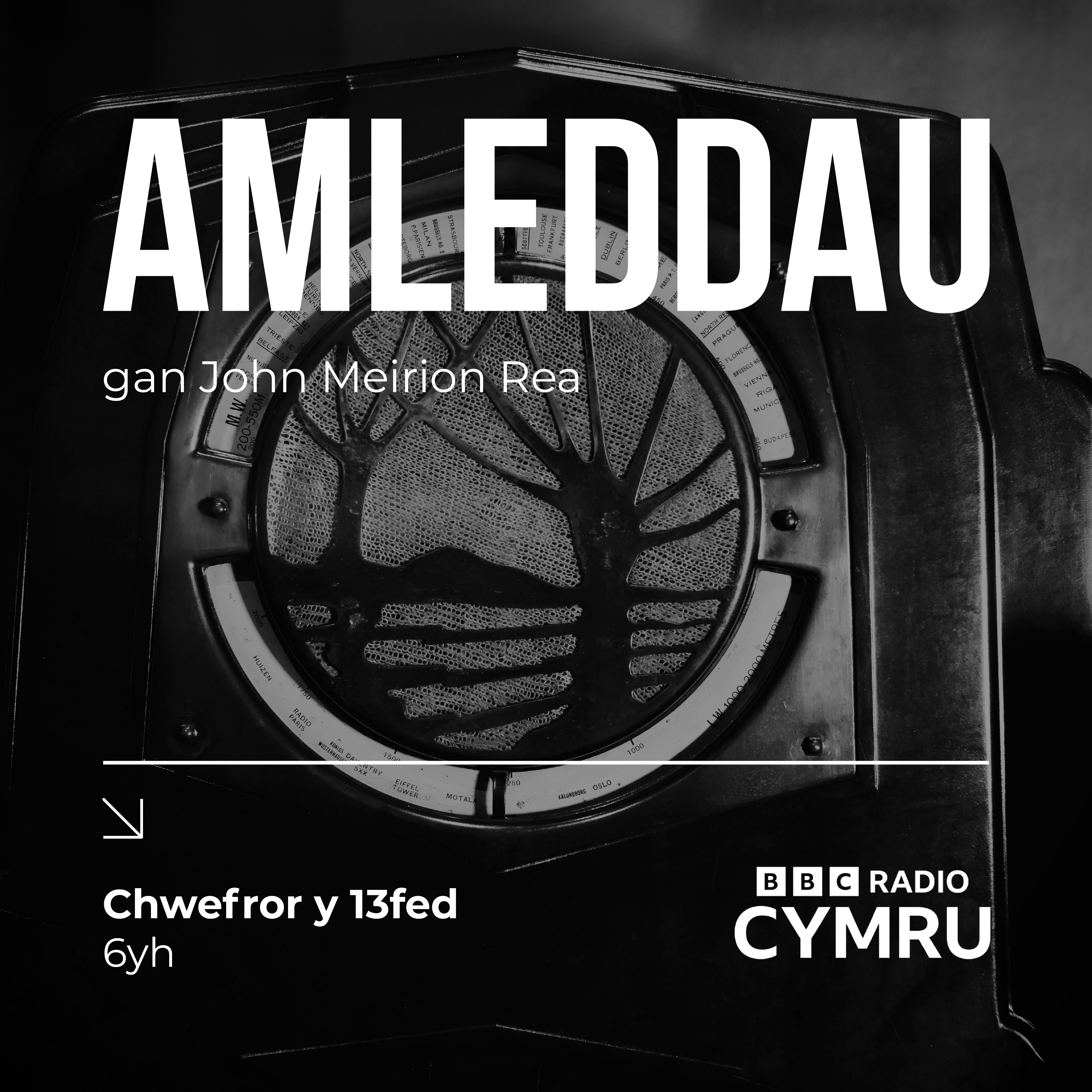 'Amleddau/Frequencies' radio-art work commissioned by BBC Radio Cymru to celebrate the 100th Anniversary of the first Cymraeg ever broadcast in 1923.