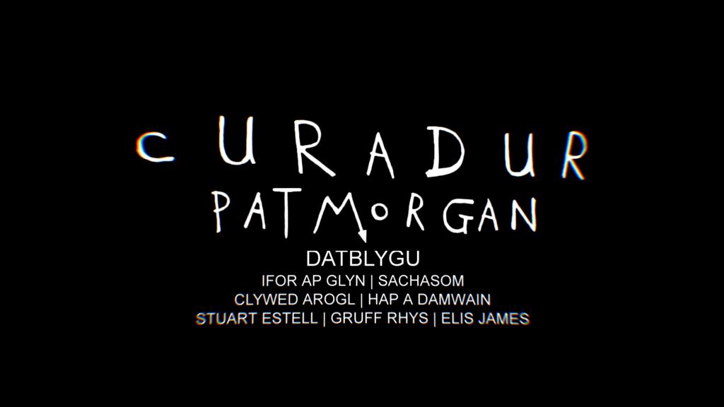 Alternative typeface for a Welsh music tv programme called Curadur. The typeface is in the style of Datblygu singer David R Edwards